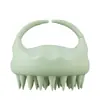Escova de Shampoo de Palha de Trigo para Ponto de Fábrica, Massageador, Pente de Shampoo, Artefato de Limpeza para Banho do Couro Cabeludo, Escova de Shampoo de Silicone