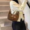 Bolsa Popular deste Ano Feminina 2025 Novo Senso de Moda Estilo Ocidental Bolsa de Ombro/Axila Bolsa Transversal Mensageiro Retro Versátil