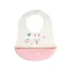 Babero de Bebé Babero de Silicona Impermeable para Niños Babero de Comida para Bebés Babero de Comida 3D Toalla para Saliva Productos para Mamá y Bebé