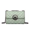 Bolso de Moda para Mujer con Diseño de Rombo Estilo Ins Versátil Versión Coreana Bolso Cruzado con Cadena Bolso de Hombro Diario para Mujer
