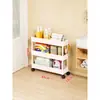 Estantería de Almacenamiento para Baño, Estantería de Almacenamiento Multicapa de Gran Capacidad para el Hogar con Ruedas, Estantería Móvil para Artículos de Tocador