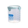 Tarros de Plástico Transparente Sellados, Tarros para Alimentos, Tarros para Té de Flores, Cajas de Almacenamiento para Granos de Cocina, Tarros de Almacenamiento al Por Mayor con Tapas