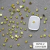 Al por mayor Nuevos Accesorios para Uñas con Forma de Estrella de Cinco Puntas Mini Versátil Aleación Metálica Estrella Base Plana Pequeña Decoración de Uñas Pedrería