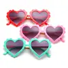 Moda infantil 2020 óculos de sol de amor óculos de sol de desenho animado fofos óculos de sol de bebê personalizados onda óculos de sol estilosos