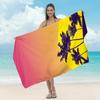 Toalla de Playa de Microfibra Transfronteriza para Adulto Estampada para la Playa Chal Protector Solar Absorbente Toalla para Nadar de Secado Rápido Toalla de Baño
