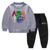 2023 primavera e outono novas roupas infantis transfronteiriças calças de suéter infantil conjunto de duas peças de desenho animado bebê algodão manga comprida terno