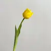 Tulipas Hidratantes de Toque Real Tulipas Impressas em 3D de Toque Real Tulipas para Fotografia Decoração de Casa Adereços Buquê de Flores Artificiais