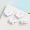 Cor Contrastante Dupla Camada de Laca Desenho Animado Tinta Pixel Coração DIY Perfurado Coração de Pêssego Pulseira Argola para Pendurar Acessórios de Joia Material