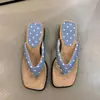 Chanclas Retro de Lunares con Suela Gruesa para Mujer, Nuevo Estilo Verano 2026, Chanclas de Cuña Cómodas y Versátiles