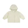 Roupa infantil Nuomi Wanzi, jaqueta corta-vento com capuz para meninas, estilo outono, jaqueta resistente ao vento de cor sólida, blusa versátil para atividades ao ar livre