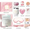 Set de Baño Más Vendido Transfronterizo para el Día de la Madre, Caja de Regalo de Bola de Sal de Baño, Vela Aromática, Jabón, Taza de Agua Térmica, Bola de Baño