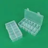 Caja de Almacenamiento de Plástico PP Transparente, Caja para Componentes Digitales, Caja Organizadora y de Empaque para Piezas de Ferretería de Repuesto, Caja Exhibidora Cubierta para Equipo de Pesca