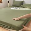 Cuatro Estaciones Engrosado Algodón Cepillado Cama Sábanas de Cama Pieza Única Algodón Puro A Prueba de Polvo Cubierta de Colchón Tatami Cubierta Protectora Sábanas de Cama Cubierta Todo Incluido