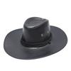 Sombrero de Vaquero Occidental para Hombre Primavera Otoño Verano Sombrero para el Sol Exterior Sombrero Británico Sombrero de Cuero Sombrero para el Sol de Escenario Protección Solar para la Playa