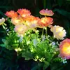 Luzes de bola de dente-de-leão movidas a energia solar para decoração de gramado, frete internacional, plantas decorativas para jardim e gramado ao ar livre