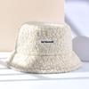 Celebridade on-line lã de cordeiro chapéu de pescador feminino inverno Teddy de pelúcia chapéu de lã de cordeiro outono e inverno estilo coreano versátil bonito chapéu de bacia moda