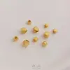 Cuentas Sueltas Chapadas en Oro Separadores Cuentas de Ábaco Cuentas con Esquina Cortada Estrella de Cinco Puntas Corazón Trébol Separadores para Joyería de Cuerda DIY