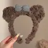 Diadema linda y divertida de felpa para lavarse la cara para hombres y mujeres, nuevo modelo 2026, diadema especial para aplicar maquillaje y mascarillas faciales, no estrangula el cabello