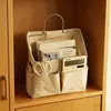 Bolsa de Almacenamiento de Tela de Algodón y Lino Personalizada, Bolsa Organizadora de Mesita de Noche para Artículos Varios, Bolsa Colgante de Puerta para Dormitorio de Estudiantes, Bolsa de Almacenamiento Montada en la Pared