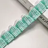 Accesorios de Adorno de Encaje de Malla Abanico de Animación Decoración Hecha a Mano Insignias Accesorios Volantes Plisados Cinta