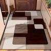 Alfombra de entrada para el hogar moderna de lujo ligero de terciopelo belga, felpudo, alfombra antideslizante para piso, alfombra para pasillo, sala de estar