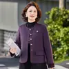 Chaqueta de Moda Ajustada para Mujer 2026 para Primavera, Otoño e Invierno, Nuevo Abrigo Versátil de Talla Grande Holgado con Cuello Redondo