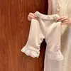 Traje de Invierno para Niños, Ropa de Otoño e Invierno para Bebé, Ropa de Terciopelo, Ropa Infantil de Estilo Coreano, Ropa de Algodón Acolchada para Niñas, Ropa de Abrigo para Bebé