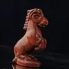 Adorno de Mano de Talla de Madera Preciosa, Talla Tridimensional de Palo de Rosa, Como un León Pixiu Bolsa de Dinero