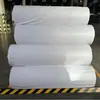 Fornecido Diretamente do Fabricante, Matérias-Primas para Toalhas de Mesa, Rolos de Tecido de Fio, Alta Brancura, Tecido Base Ecológico, Sem Amassar, Resistente à Tinta, Personalizável