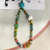 Jingdezhen Cerámica Dulce Estrella de Mar Vieira Moda Cadena para Teléfono Móvil Cuerda Colgante para Bolso de Cámara Nuevo para Mujer Venta al por Mayor