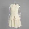 Conjunto de Chaleco y Falda Transfronterizo Estilo Europeo y Americano Verano 2026 Dulce y Elegante Conjunto de Chaleco y Falda Corta Floral