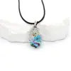 Ventas Directas de Fábrica Amazon Estilo Xiyin Árbol de la Vida Árbol Pequeño Gypsophila Flor de Cerezo Collar Moda Cadena Sencilla para Suéter