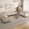 Sofá de sala de estar para apartamento pequeño de lujo ligero, doble/triple simple para apartamento, tienda de ropa, propiedad de alquiler, área de descanso, sofá de recepción