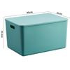 Caja de Almacenamiento de Plástico con Tapa Caja para Guardar Ropa Interior Calcetines en el Armario Contenedor para Guardar Bloques de Construcción de Juguete Cesta para Guardar Bocadillos Libros Ilustrados