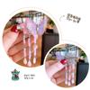 Nuevo tocado Hanfu de estilo chino para niños, elegante accesorio para el cabello antiguo con mariposas, correa con borlas y clip lateral, horquilla