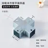 Conector en T de Tubo de Hierro Galvanizado Junta de Tubo Cuadrado para Escalera Accesorios Planos sin Soldadura Esquina en T Leede Zhuj