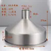 Funil Industrial de Pasta Líquida com Suporte, Cônico de Aço Inoxidável, Calibre Grande, Não Padrão 304