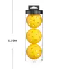 Pelotas de Pickleball Diámetro 74cm, 3 Piezas, Barriles de Almacenamiento de 4 Piezas, Diámetro 42cm, 5 Piezas, Cajas Transparentes de Golf Paquete de 3