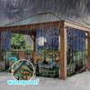 Cortina Ventana Pantalla Impermeable Exterior Comercio Exterior Transfronterizo Pabellón Moderno Amazon Transfronterizo Toldo Protector Solar Serie Bosque