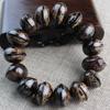 Pulseira de Madeira de Fruta de Planta Natural Madeira Fruta Semente Original Pulseira de Contas de Jogo Coleção de Joias de Rosário Masculino e Feminino