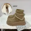 Botines Birkenstock Retro para Mujer 2026, Elegantes Botas de Moda Nuevas Otoño-Invierno con Punta Redonda Versátiles de Suela Gruesa, Botines Cortos de Gamuza