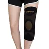Deportes al aire libre baloncesto correr fitness tejido de fibra de cobre rodillera compresión elástica transpirable protector de rodilla de iones de cobre