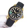 Reloj Mecánico Automático de Goma Serie Yacht-Master Hombre Vs Factory Danny Road Reloj Casual
