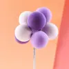 Insertos de Globo de Plástico de Colores Macaron, Globos Pequeños de Colores, Repostería de Postres, Adornos de Decoración para Pasteles de Cumpleaños
