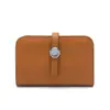 Moda europea y americana primera capa piel de vaca patrón lichi billetera billetera platino para mujer clutch largo bolso porta pasaporte de cuero