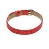 Correa de muñeca con lentejuelas de colores Pulsera de imitación de cuero PU pulsera diy letra aleación gota de aceite accesorios de joyería