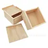 Caja de Madera Tipo Deslizante Caja de Almacenamiento de Madera Simple Joyería Decoración de Escritorio Adornos Caja para Empacar Regalos Caja de Madera Caja de Empaque de Madera