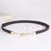 Cinturón Fino de Decoración para Mujer con Vestido Suéter Estilo Coreano Retro Sello de Cintura Delgada Cinturón de Cintura de Moda Moda Femenina