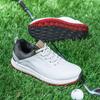 Novos Sapatos de Golfe Primavera e Verão Tênis Esportivos Casuais Masculinos Sapatos de Golfe com Cadarço Tênis Esportivos da Moda