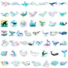 50/100 pegatinas serie oceánica para teléfono móvil, taza, decoración impermeable, pegatinas para niños, DIY, pegatinas para diario de mano, venta al por mayor
